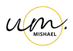 um mishael - content creator logo design