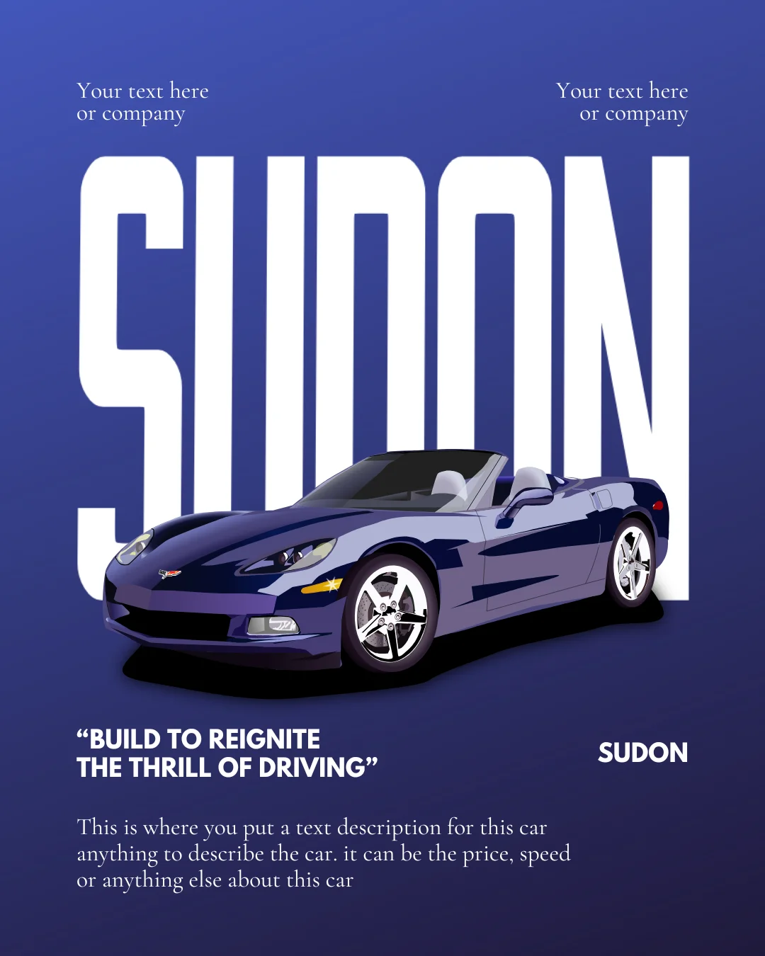 Instagram post design for car sale by Um Mishael