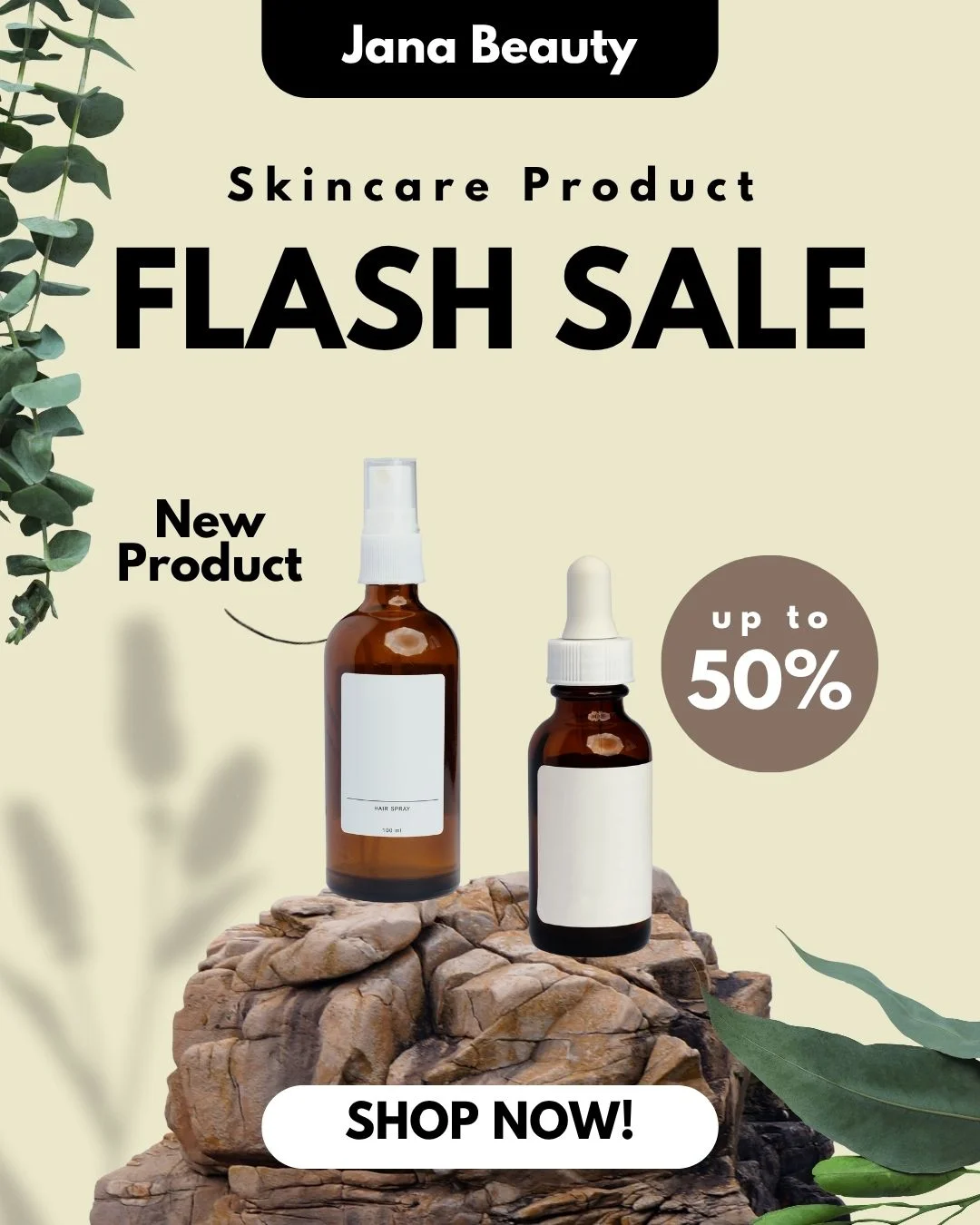 Instagram design for facial serum product by Um Mishael