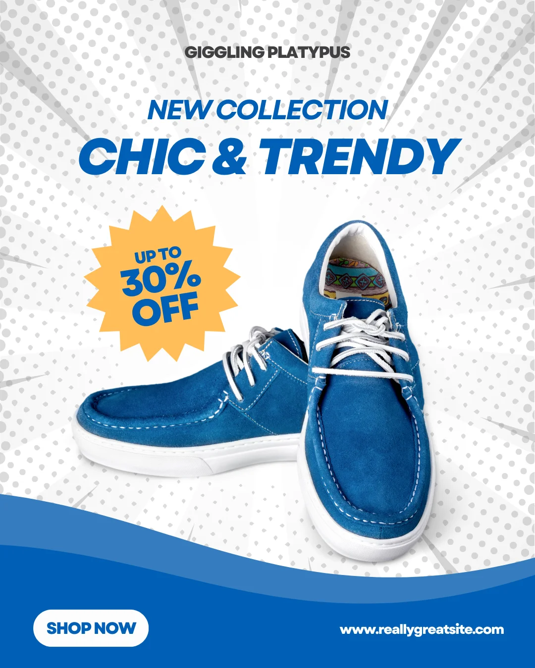 Instagram post design for shoes brand by Um Mishael